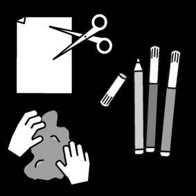 creatif with materials